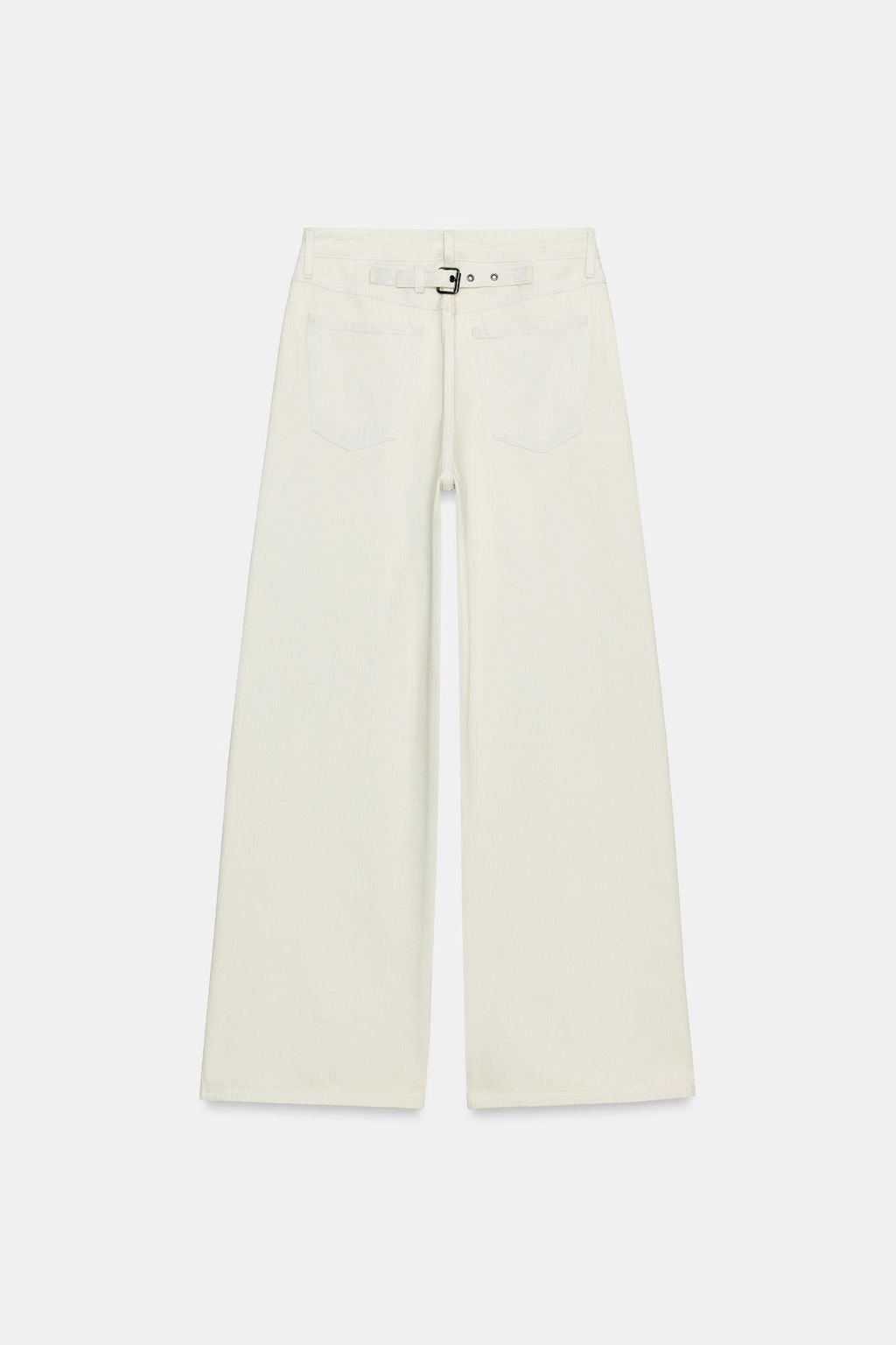 ZW COLLECTION MID-WAIST JEANS WITH BELT LOOP - Zara фото 6