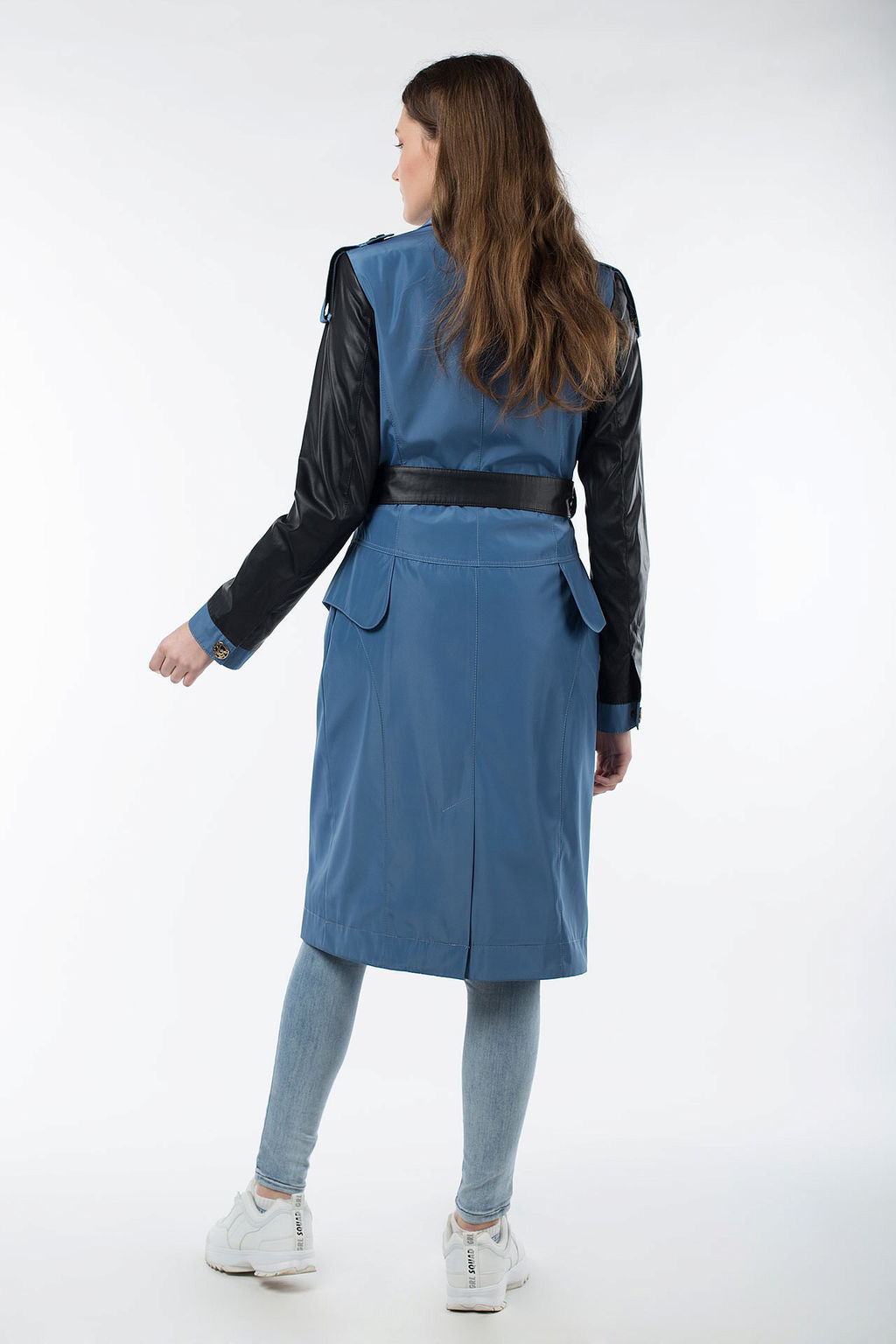 03-1710 Плащ женский (пояс) - El podio фото 10