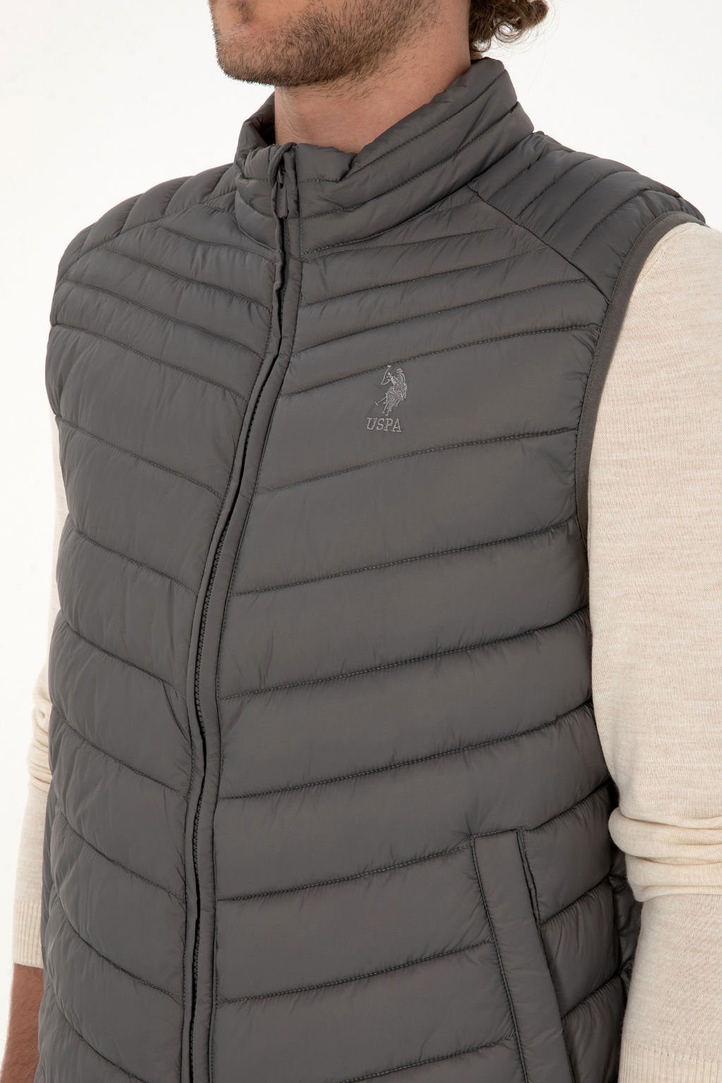 Erkek Gri Yelek - U.s. polo assn фото 7