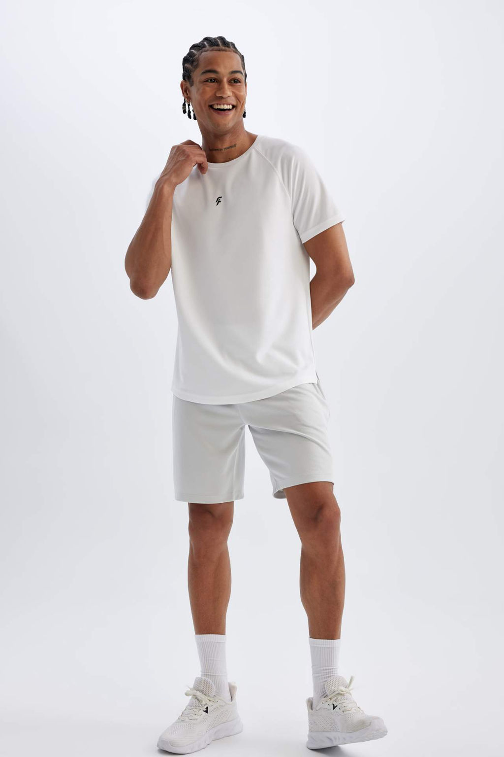 DeFactoFit Slim Fit Dar Kesim Sporcu Standart Paca Sort  фото 5