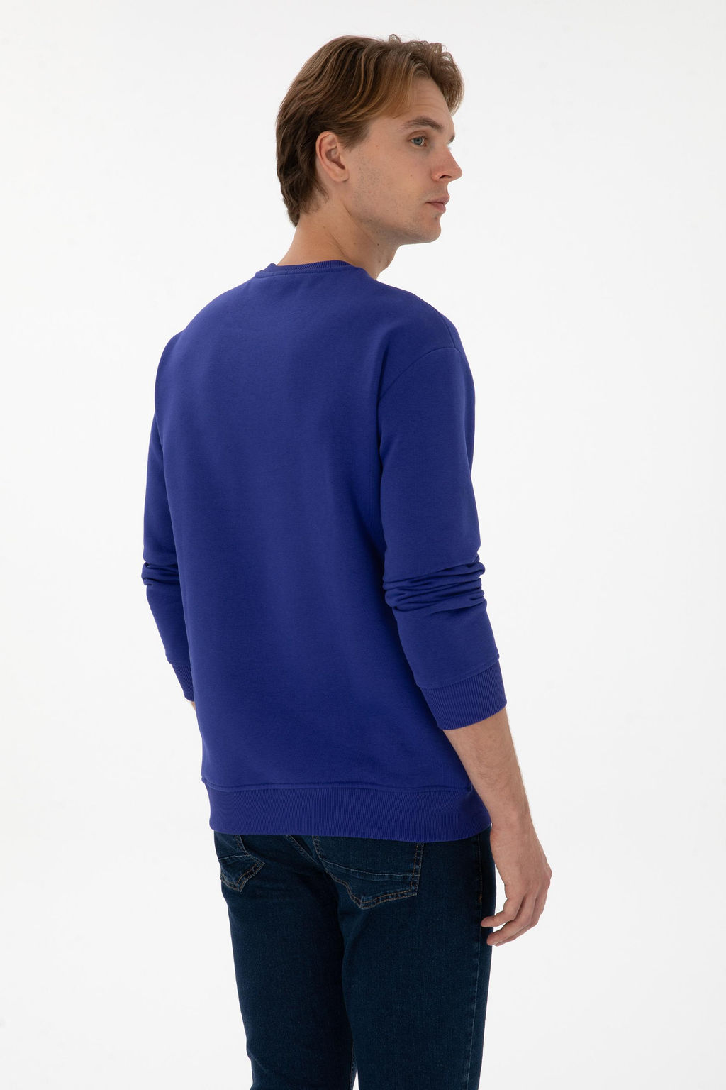 Erkek Mor Basic Sweatshirt Sepette S_rpriz _ndirim - U.s. polo assn фото 5