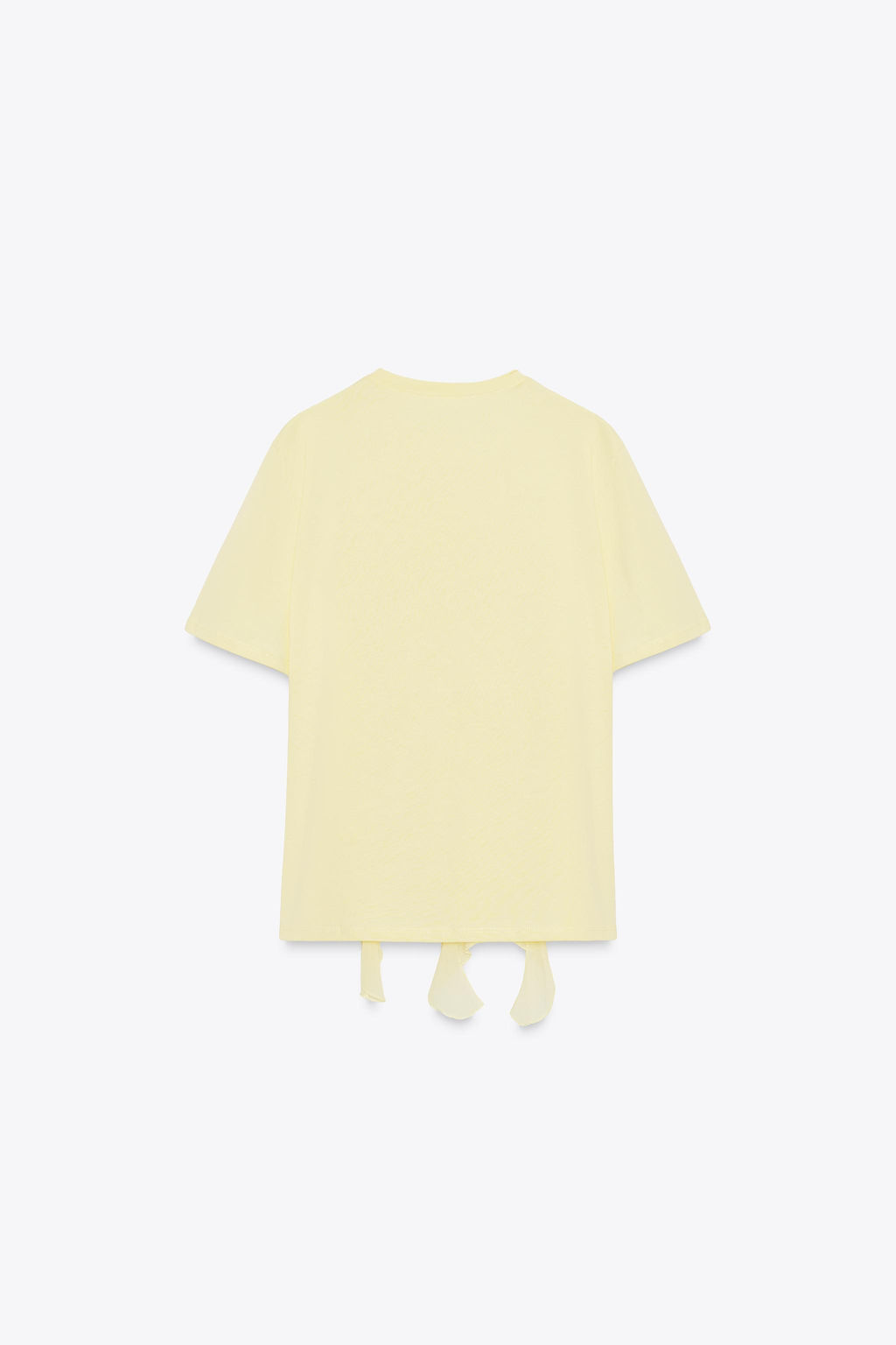 T-SHIRT WITH FRONT RUFFLES - Zara фото 11