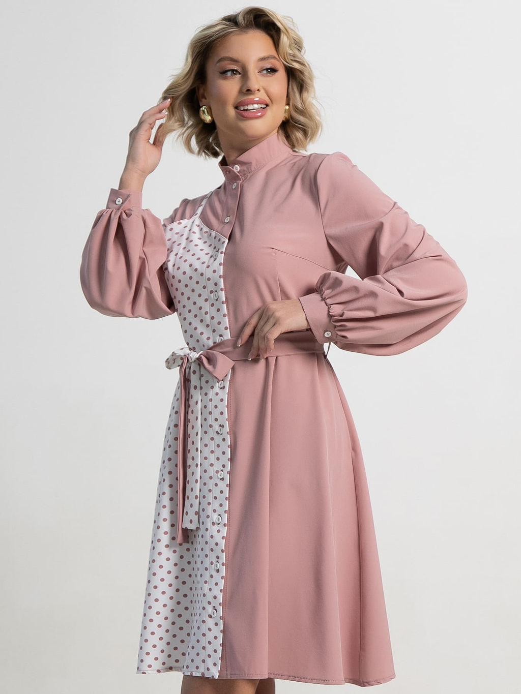 Платье Миледи (пудра) П15202-13М - Lt collection фото 5