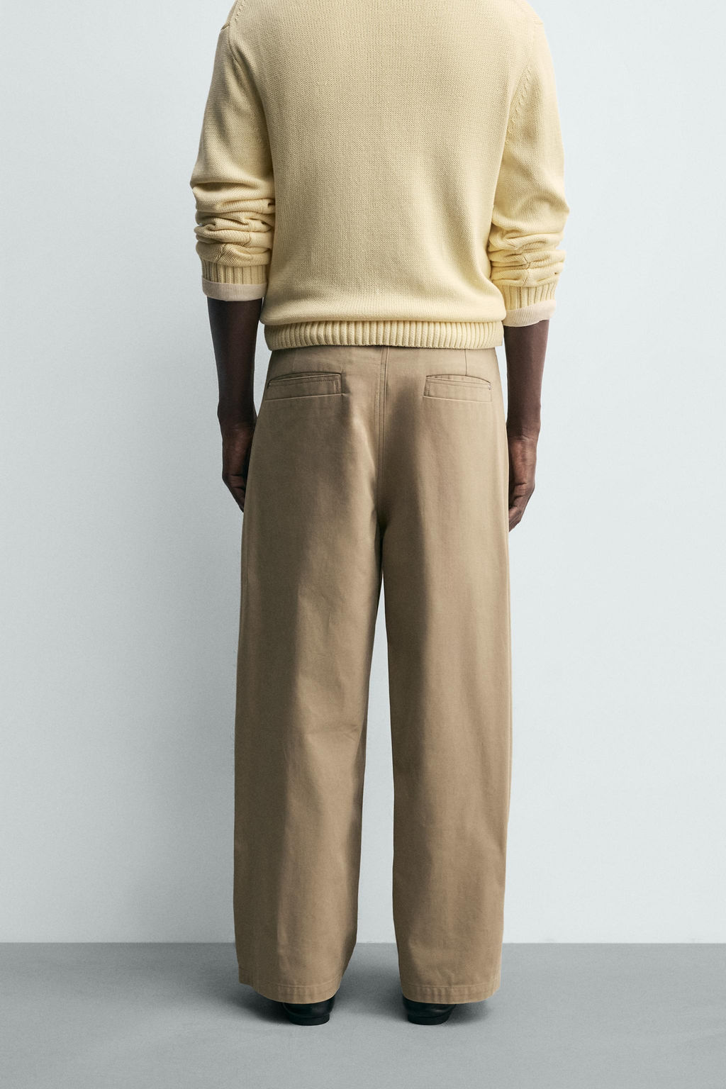 PANTAL?N CHINO WIDE FIT / Tostado - Zara фото 3