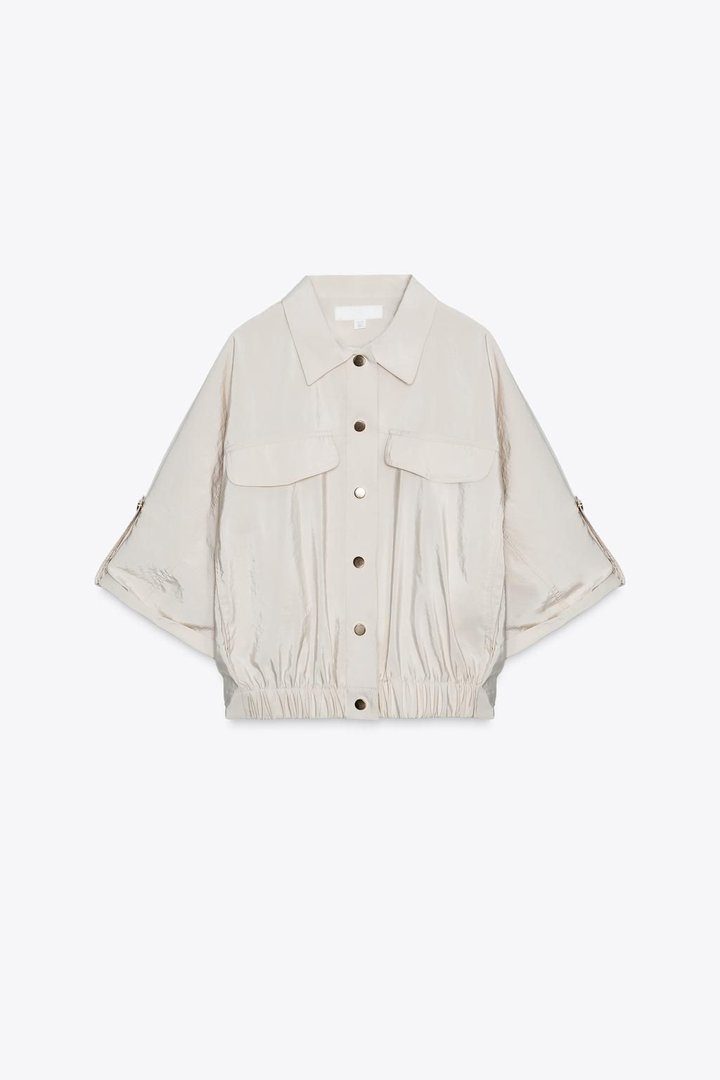 SHORT SLEEVE SAFARI SHIRT - Zara фото 8