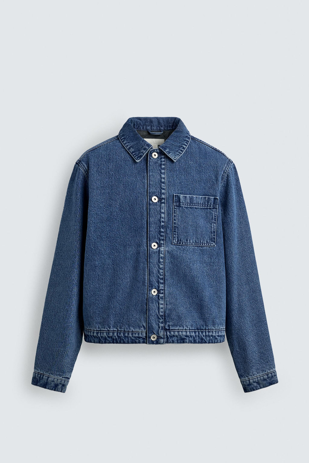 QUILTED DENIM OVERSHIRT