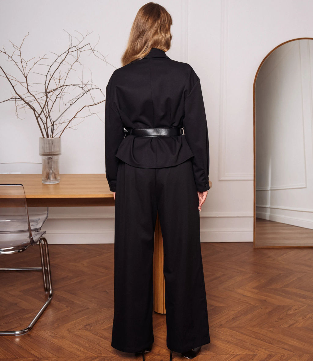 Костюм #КТ2006 (6), чёрный - Dommod фото 3