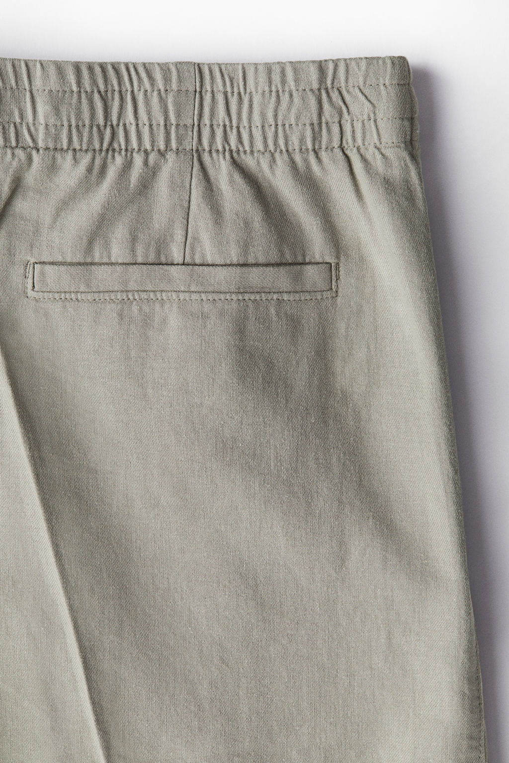 Pantal?n corto en mezcla de lino Regular Fit - H&m фото 6