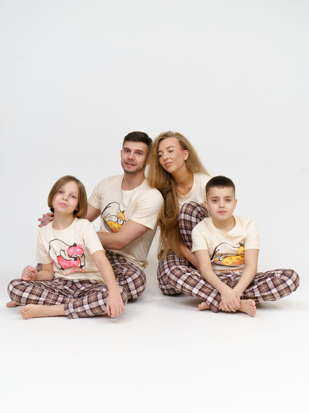 775/3Д Пижама детская "Бежевый"