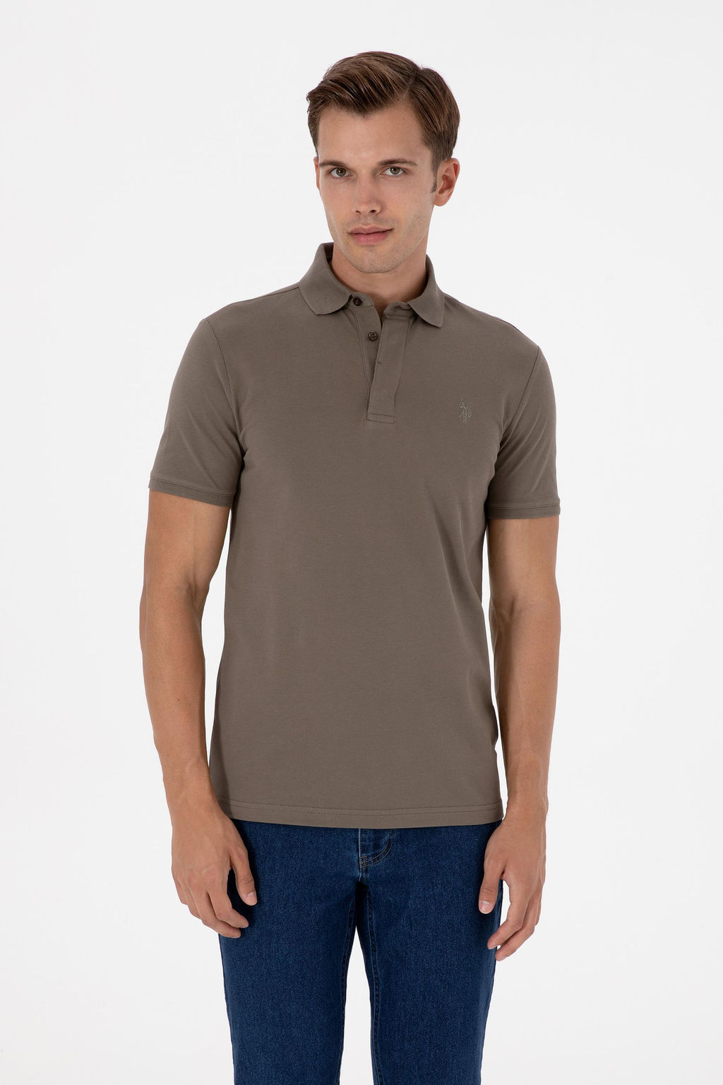 Erkek Vizon Basic Ti__rt Sepette S_rpriz _ndirim