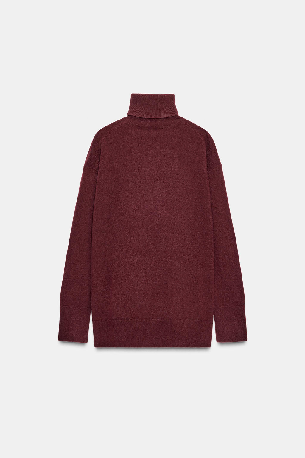 100% WOOL OVERSIZE HIGH NECK JUMPER - Zara фото 7