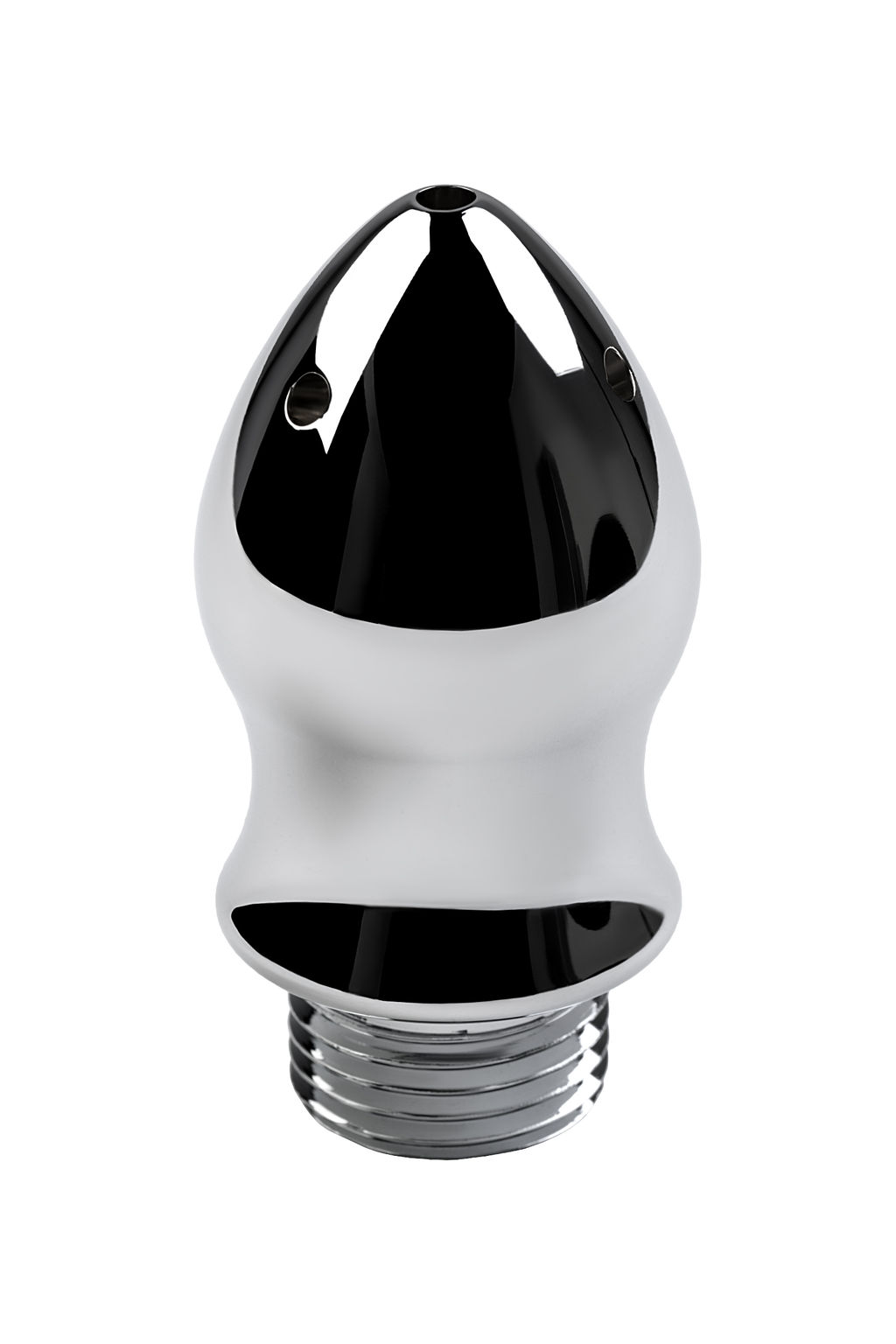 Анальный душ TOYFA Metal с тремя насадками, серебряная, 2см, 15,4 г