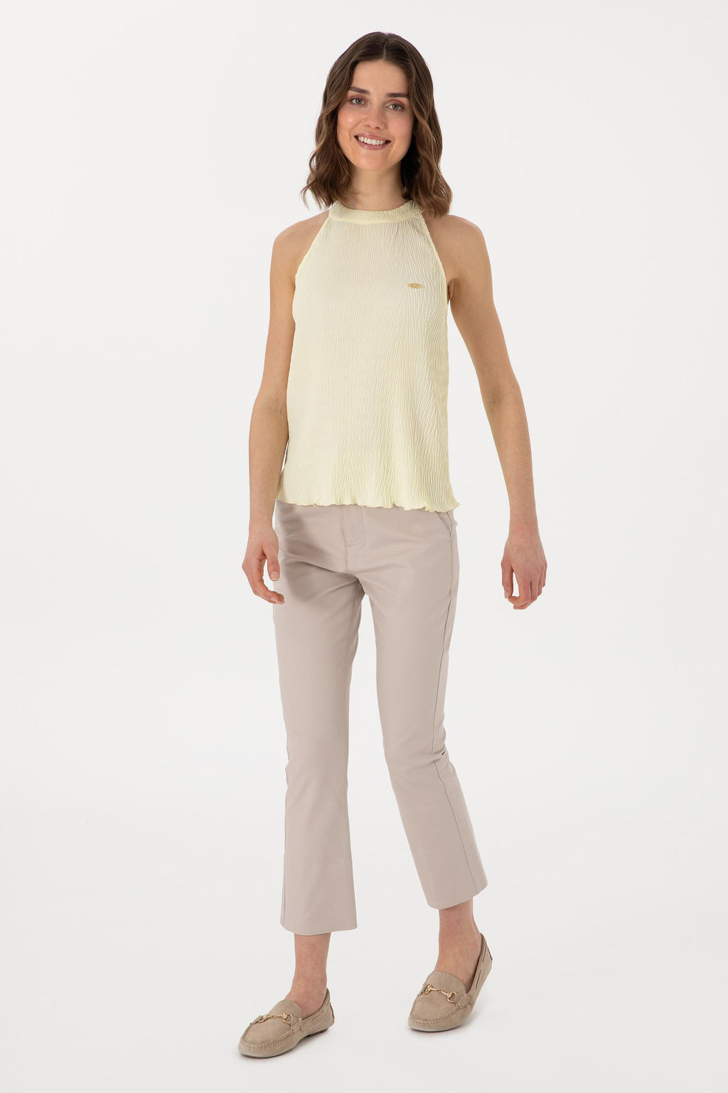 Kad_n Ta_ Kanvas Pantolon - U.s. polo assn фото 3