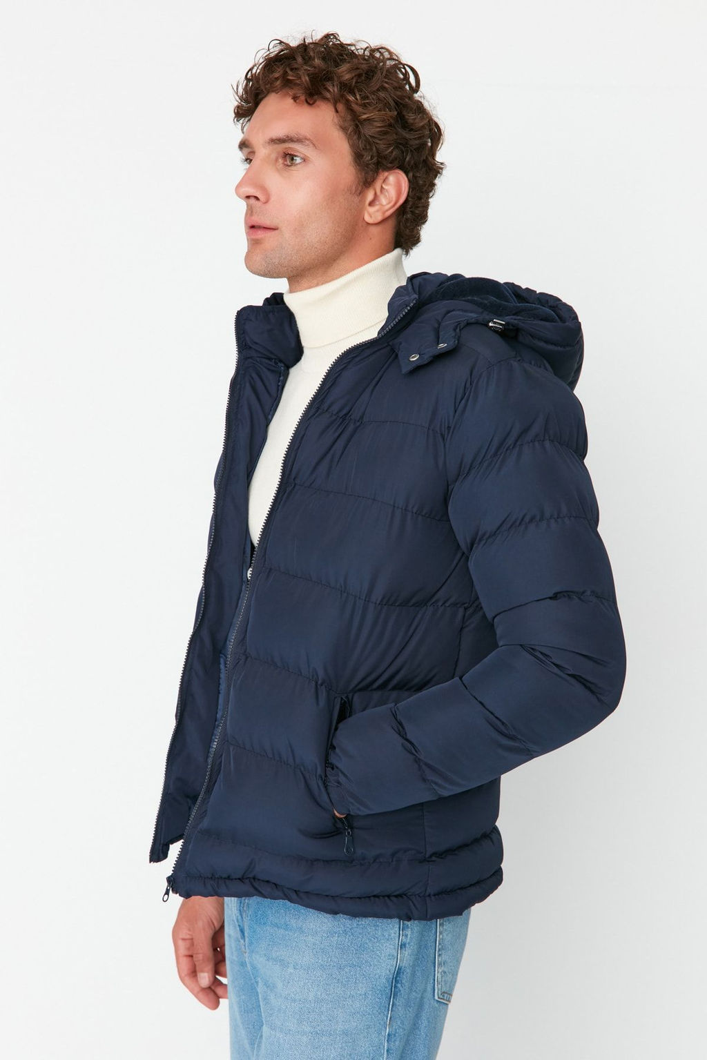 TRENDYOL MAN Haki Regular Fit Ruzgara ve Suya Dayan?kl? Sisme K?sl?k Mont TMNAW22MO0132 - Trendyolmilla фото 17