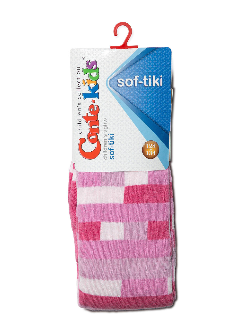 Цена за 2 шт. Колготки детские Conte-kids Колготки SOF-TIKI (махровые внутри) с рисунками розовый - Conte elegant фото 2
