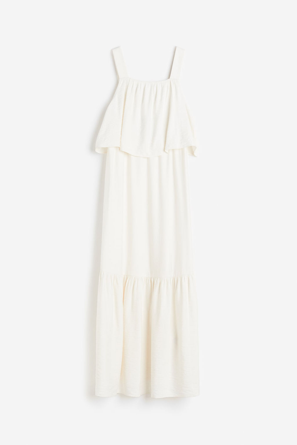 MAMA Vestido de lactancia con volantes