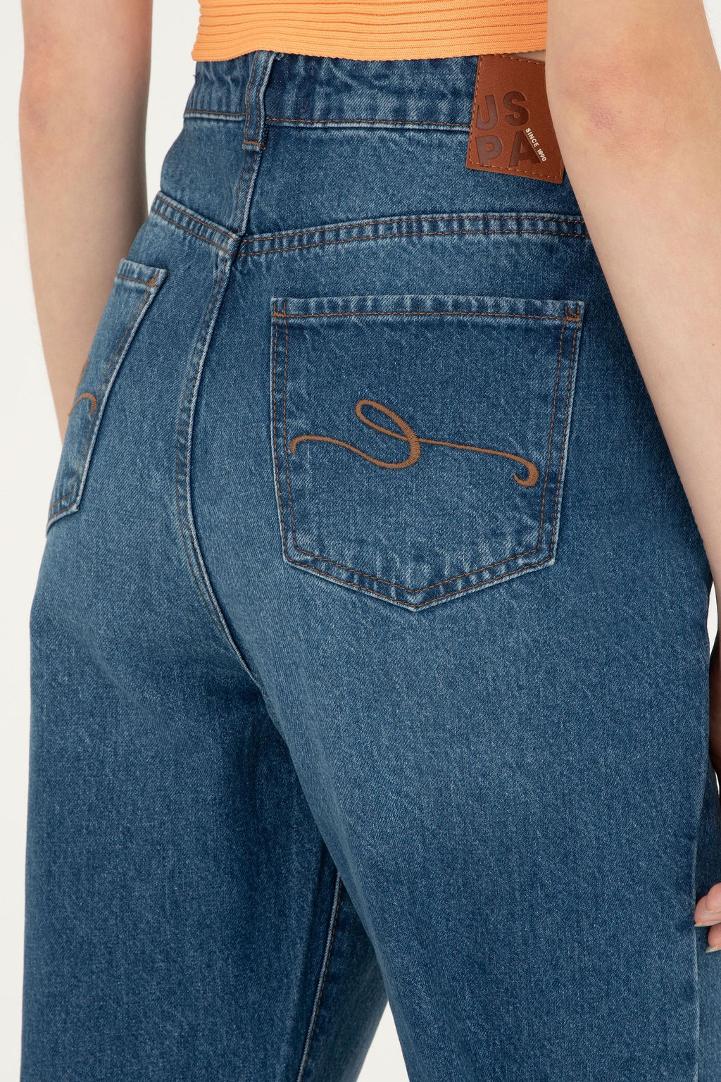 Женские синие джинсовые брюки Неожиданная скидка в корзине - U.s. polo assn фото 12