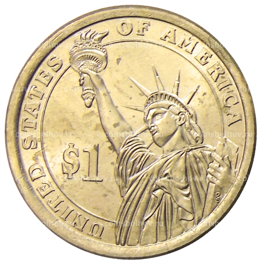 1 доллар 2015 года P Линдон Джонсон 36-й президент США