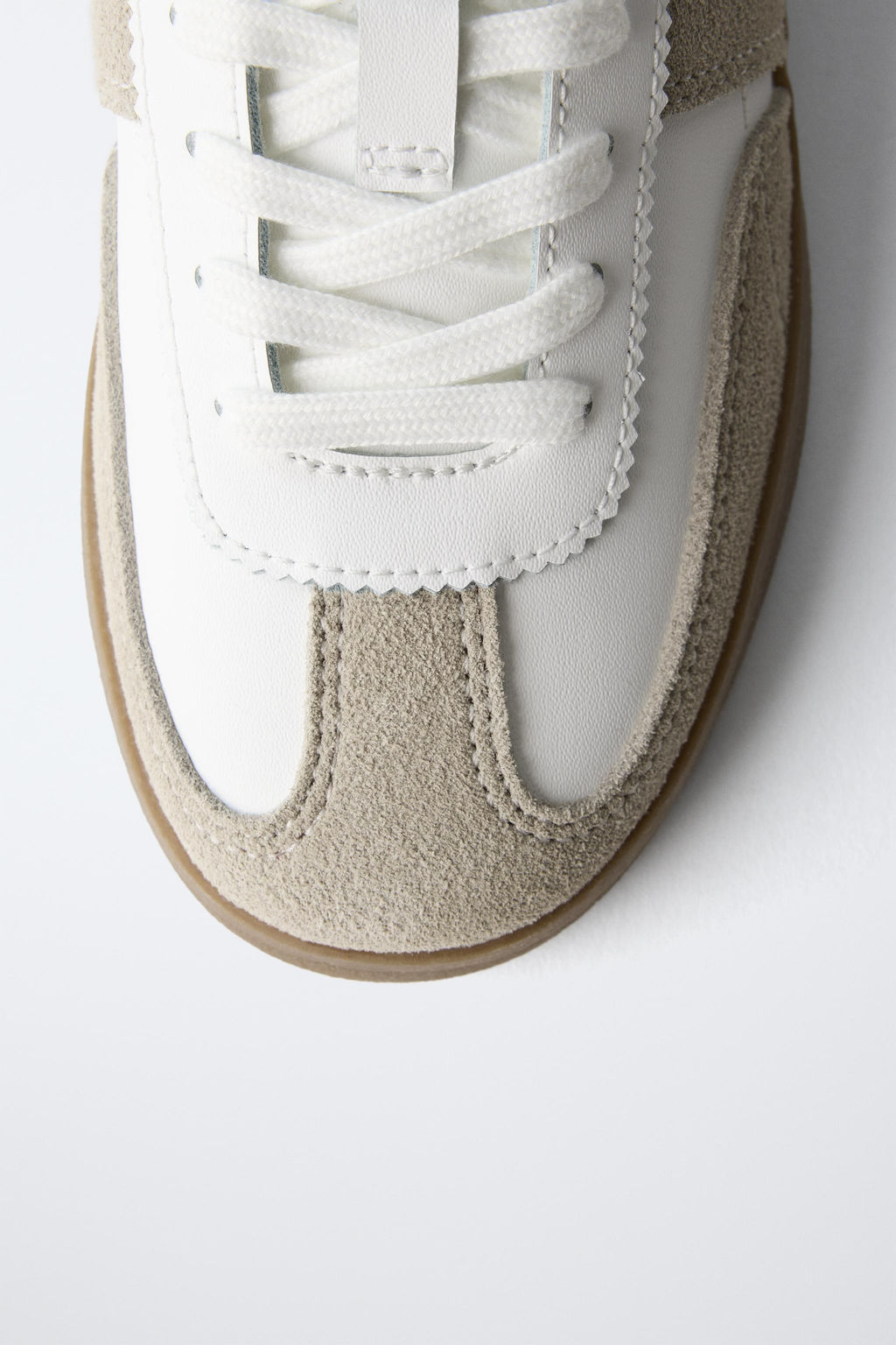 LEATHER PLIMSOLLS - Zara фото 4