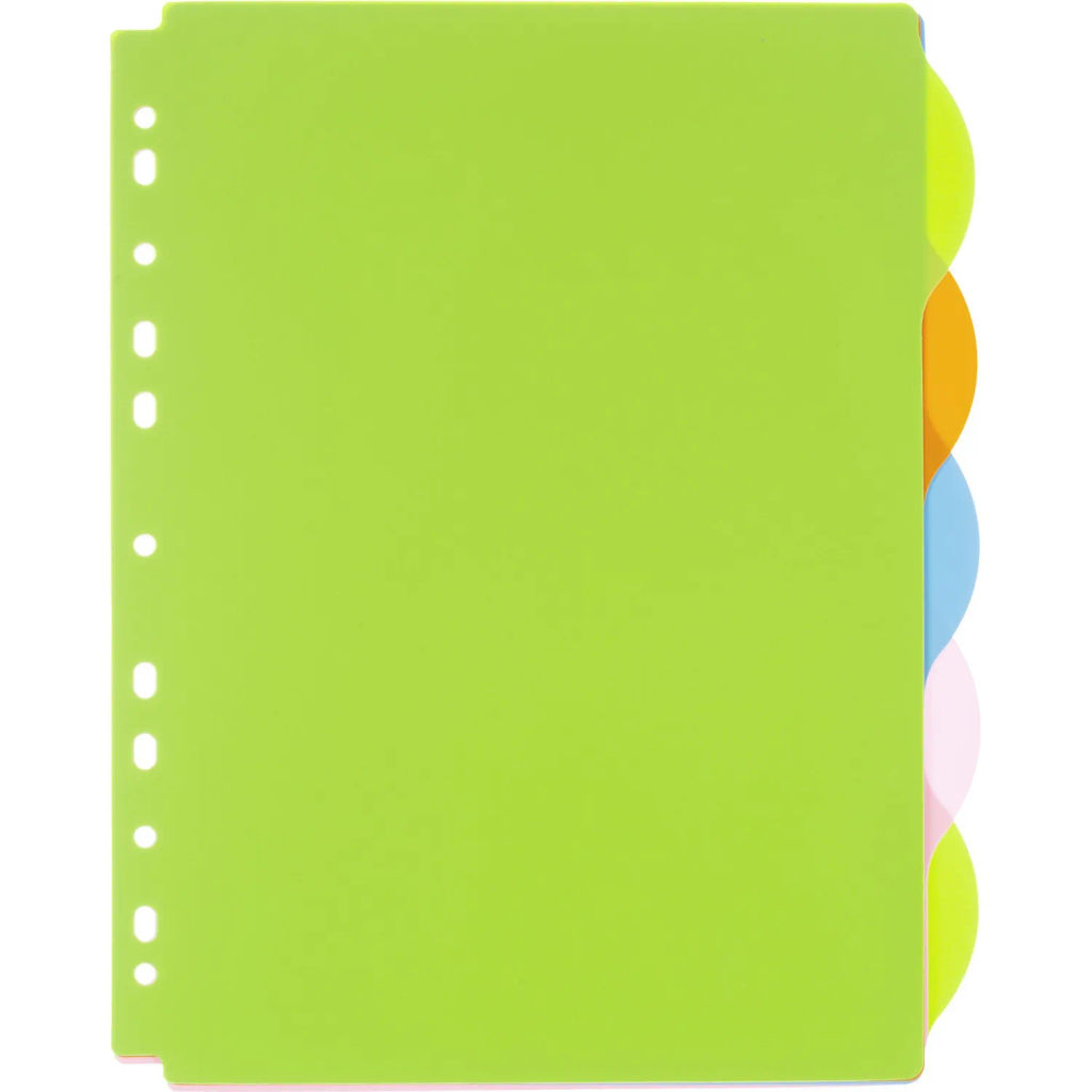 Разделитель листов А4+ 5л., полукруг, Attache Selection  фото 2