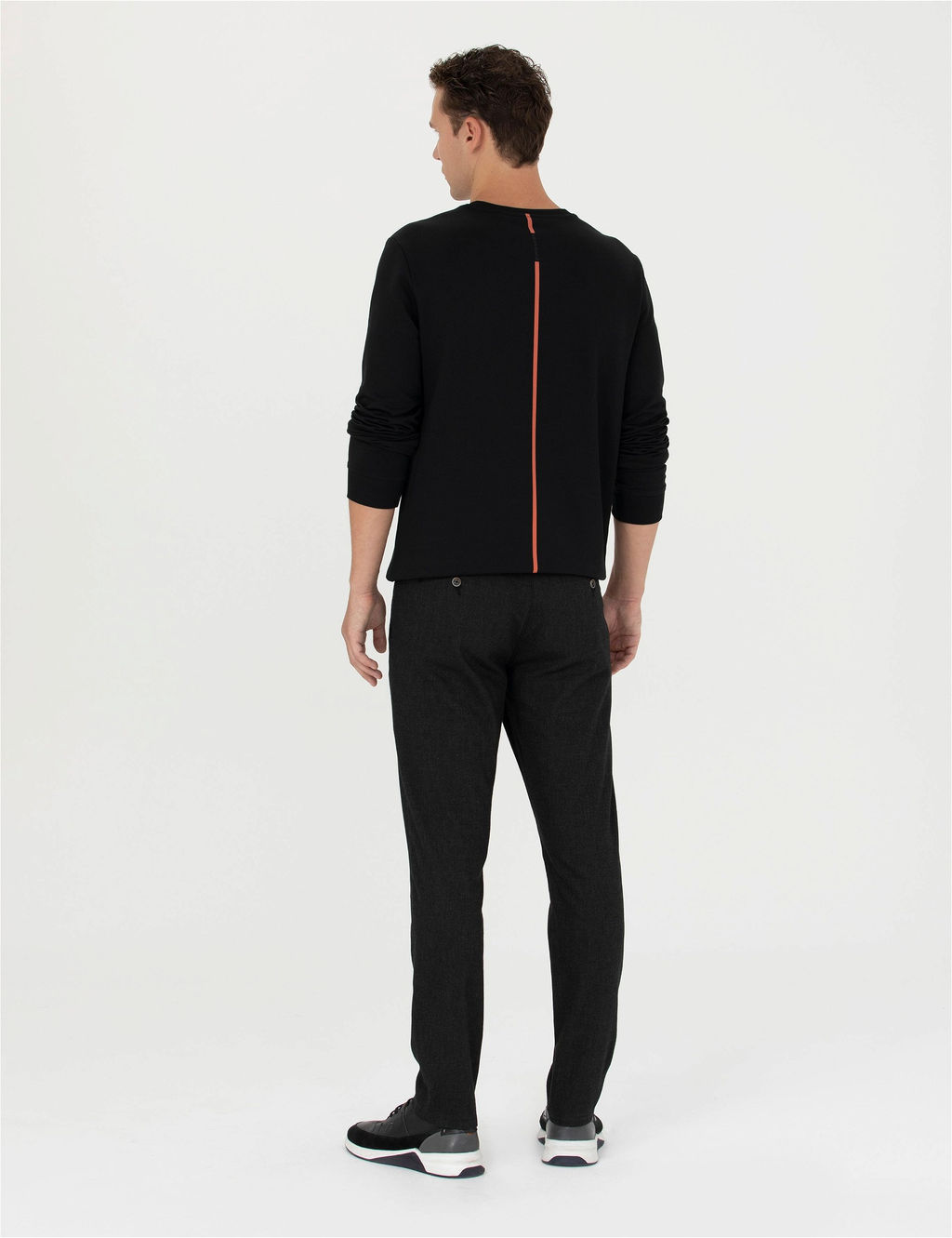 Siyah Slim Fit Kanvas Pantolon - Pierre cardin фото 4