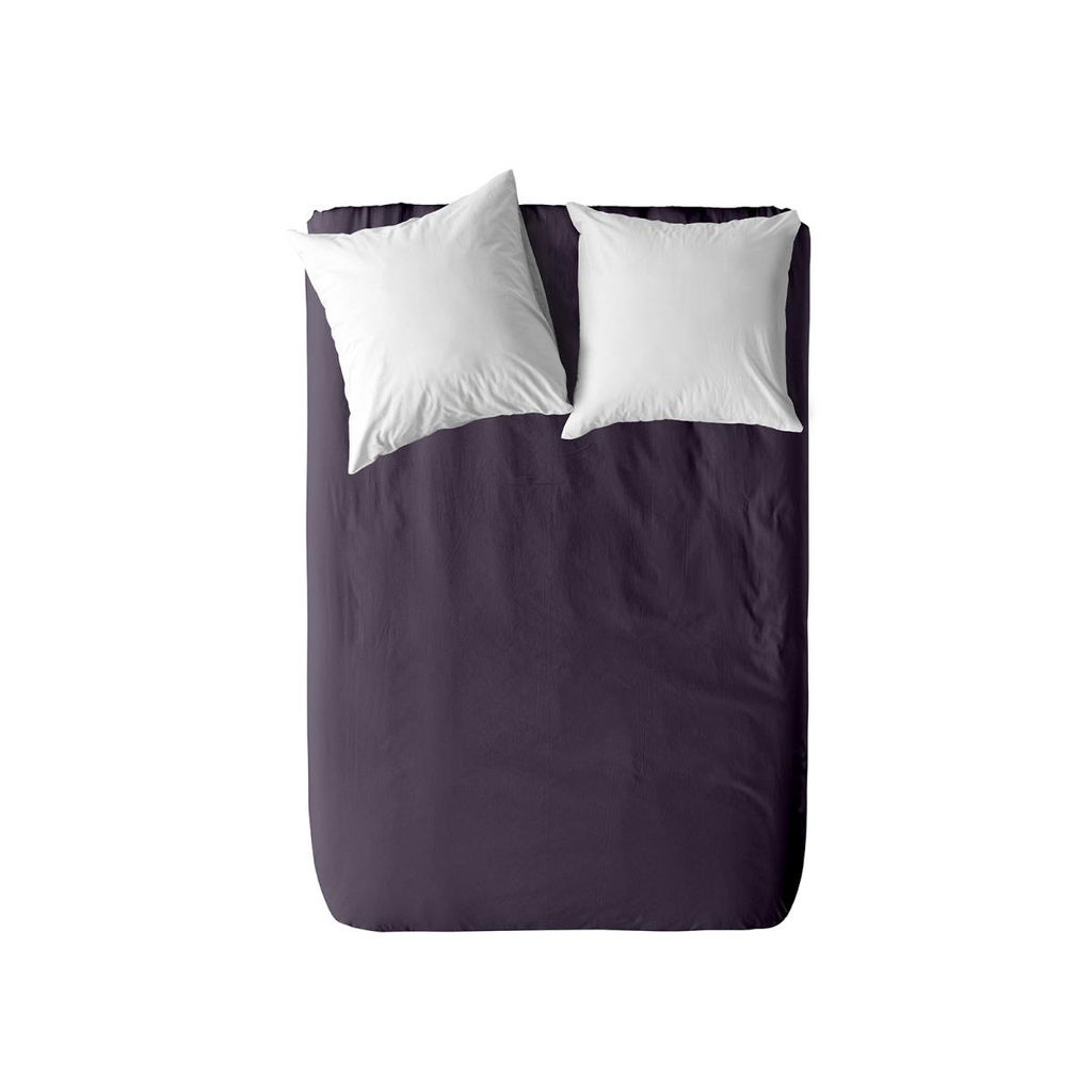 Простыня перкаль Актив 220х150 "Wenge" рис. 86103-5 Purple sage