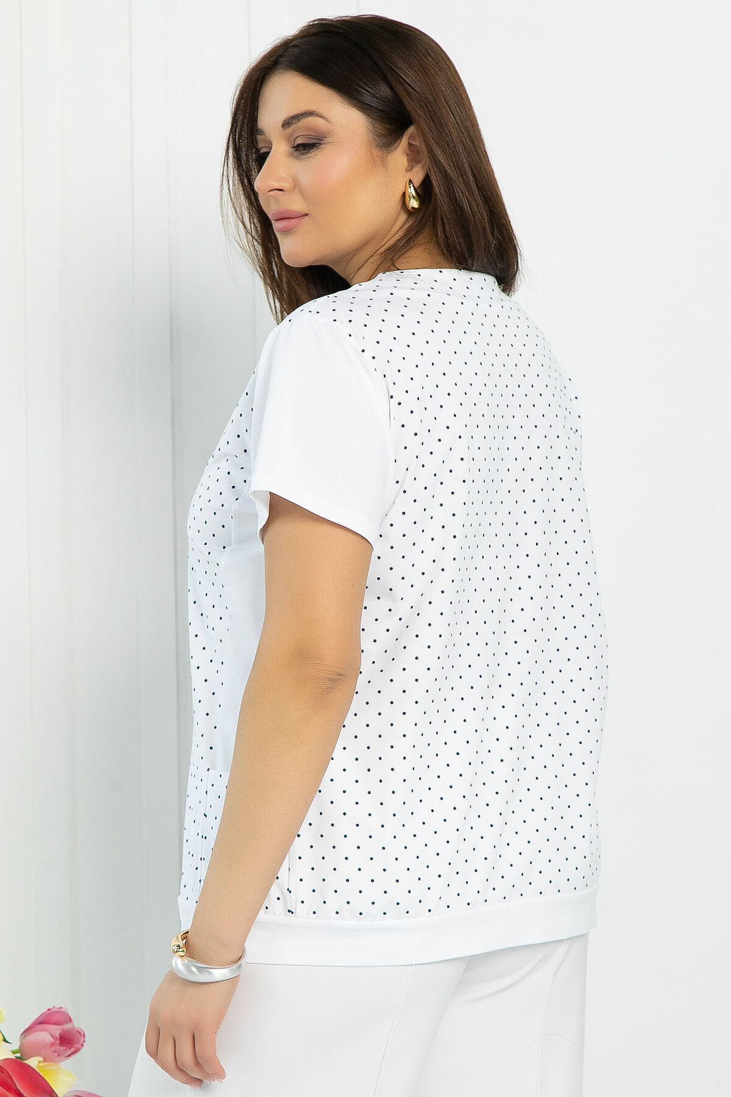 Блуза Ваниль (белая) Б12853-20М