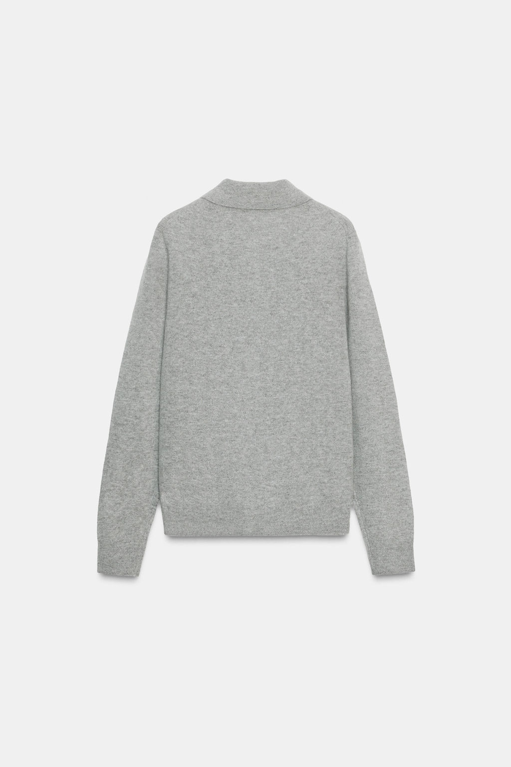 WOOL AND CASHMERE POLO CARDIGAN - Zara фото 9