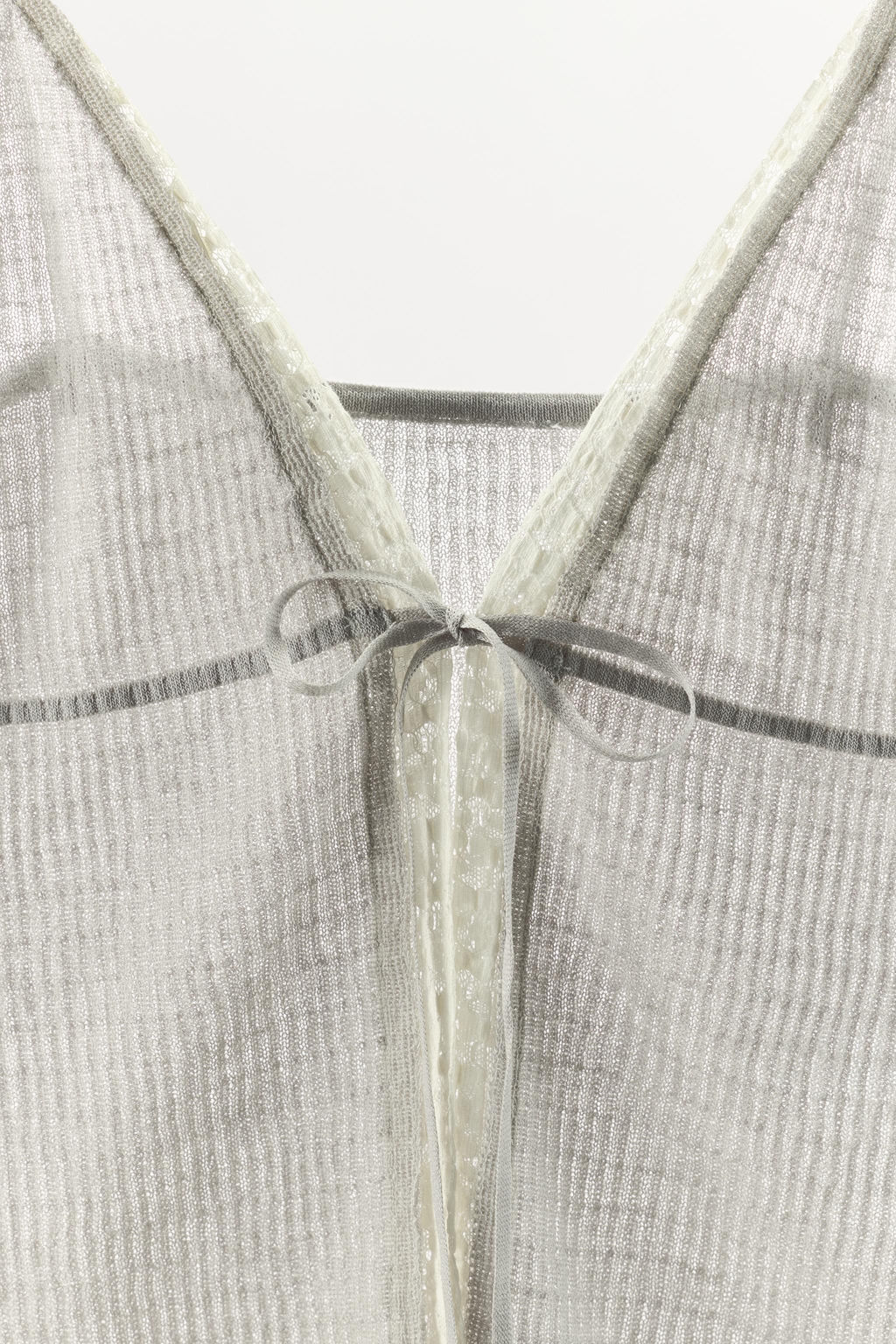 TOP PUNTO EL?STICOS PUNTILLA / Gris - Zara фото 9
