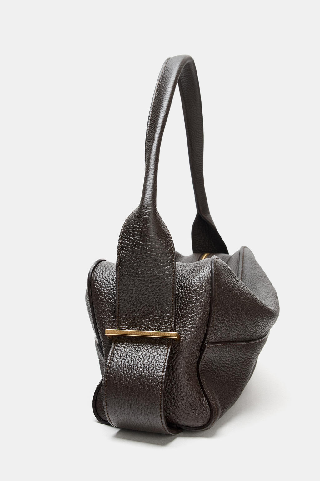 LEATHER SHOULDER BAG - Zara фото 7