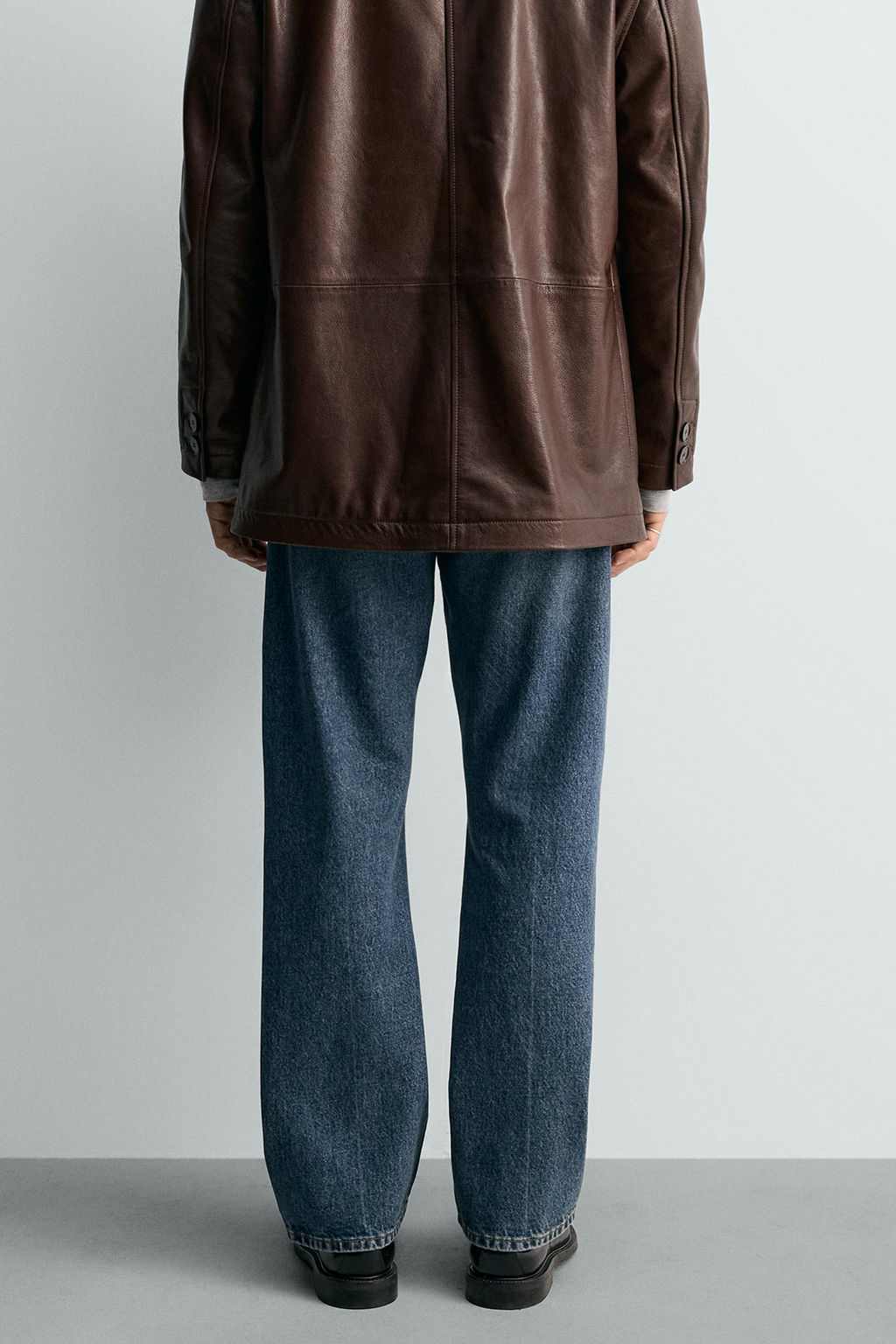 JEANS STRAIGHT BOOTCUT FIT LIMITED EDITION / Azul / Verde - Zara фото 3