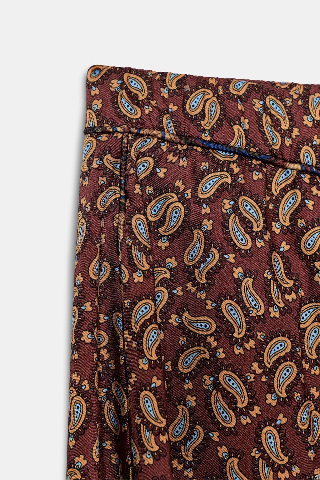 ZW COLLECTION PAISLEY PYJAMA TROUSERS - Zara фото 5