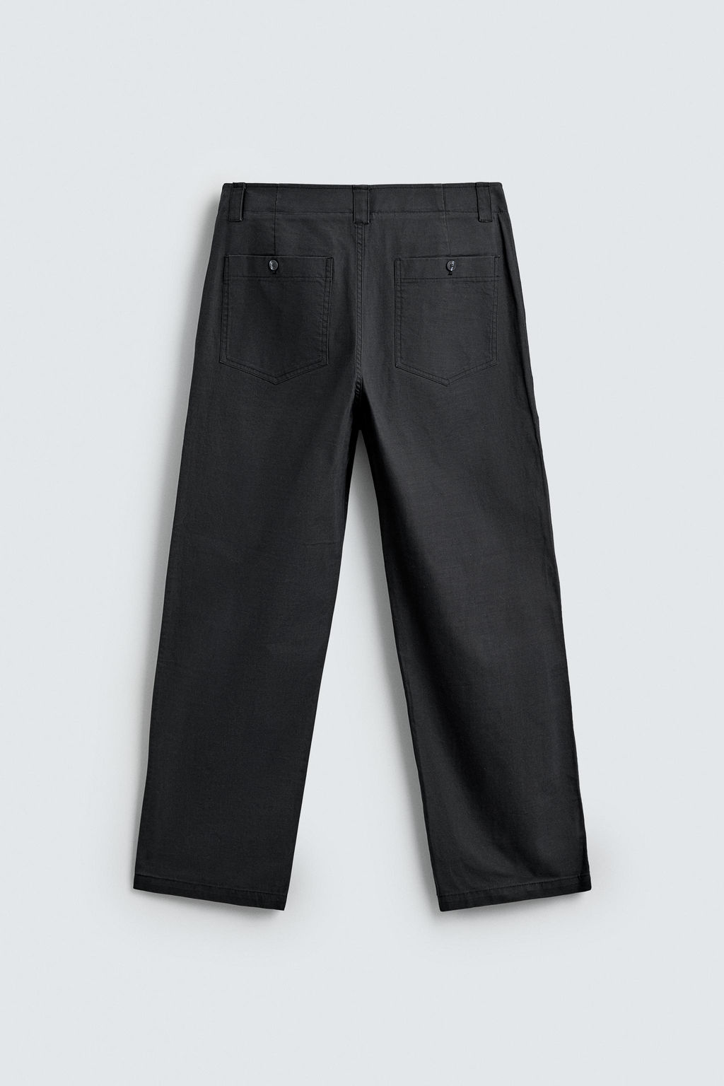 PANTAL?N STRAIGHT FIT LAVADO / Acero - Zara фото 8