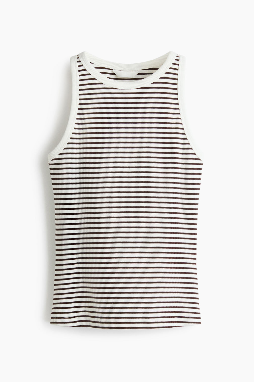 Camiseta sin mangas en algod?n acanalado - H&m фото 4