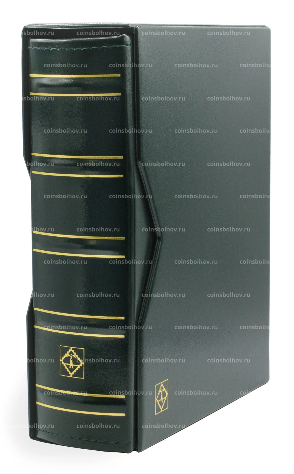 Альбом для монет без листов c защитным шубером формат Optima Gigant Зеленый Классический дизайн LEUCHTTURM 311417