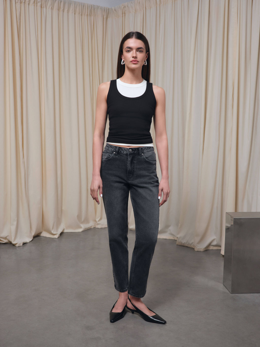 CONTE CON-847 Джинсы женские washed black