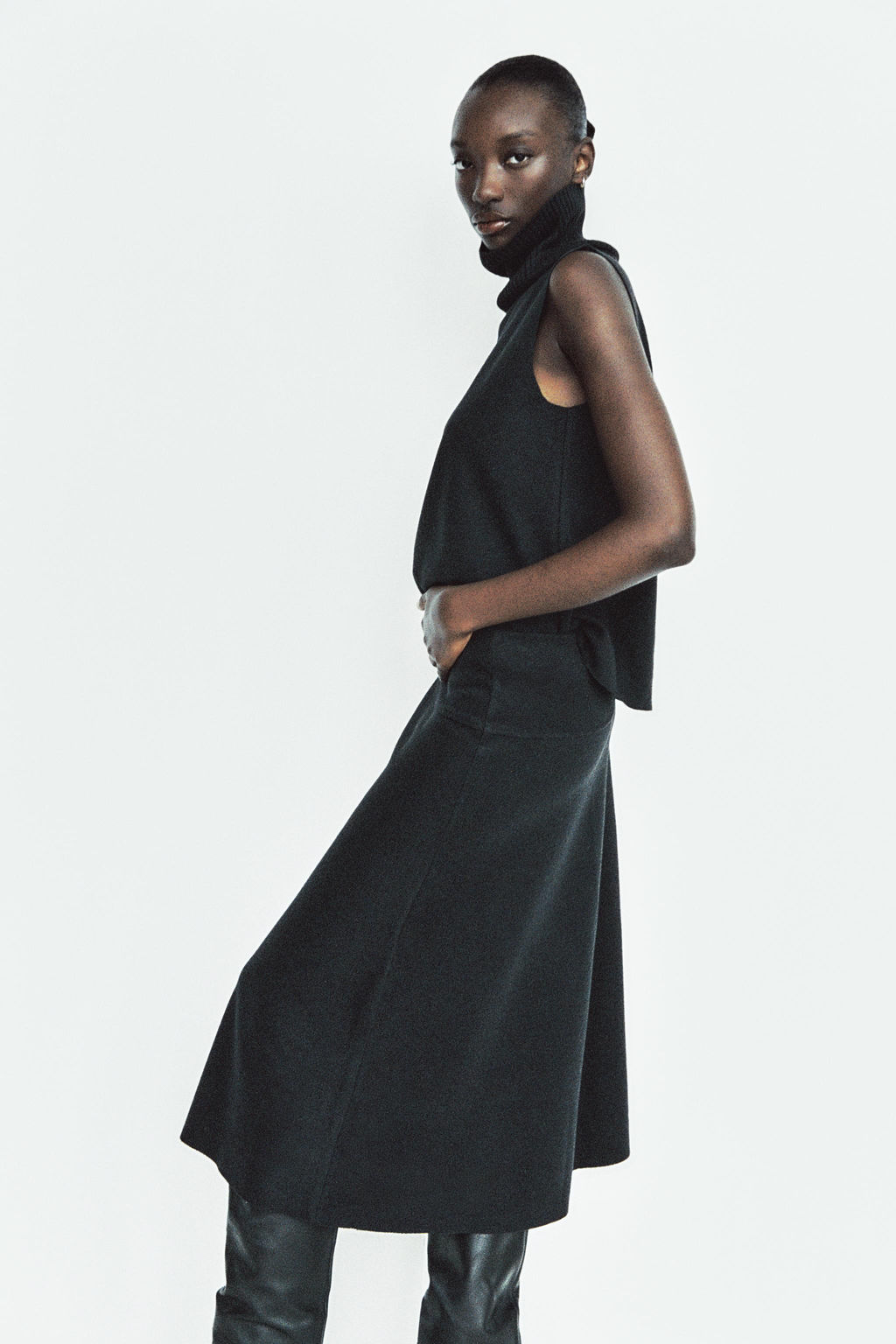 SOFT HIGH NECK TOP - Zara фото 3
