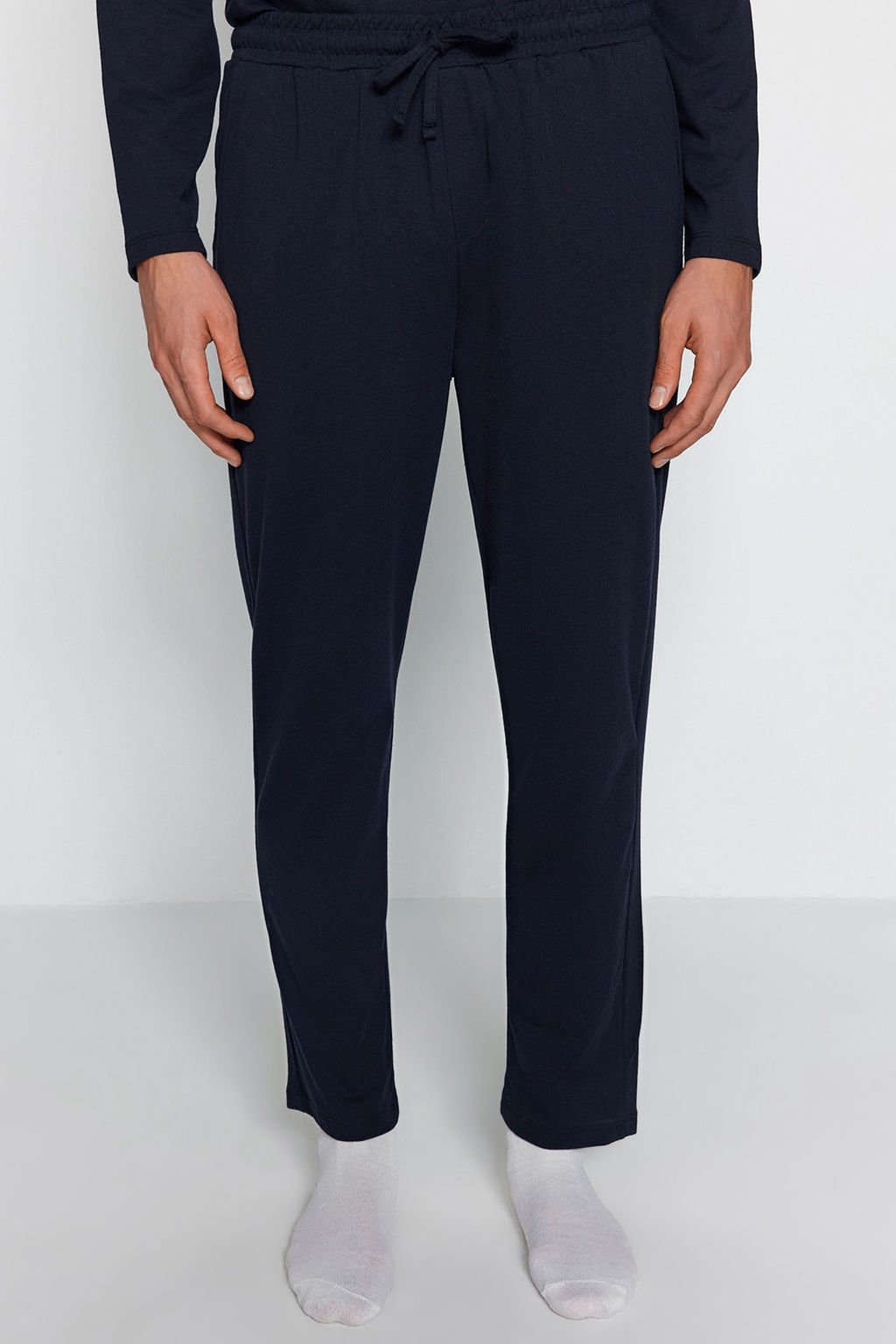 TRENDYOL MAN Siyah Regular Fit Orme Pijama Tak?m? TMNAW24PT00008 - Trendyolmilla фото 4