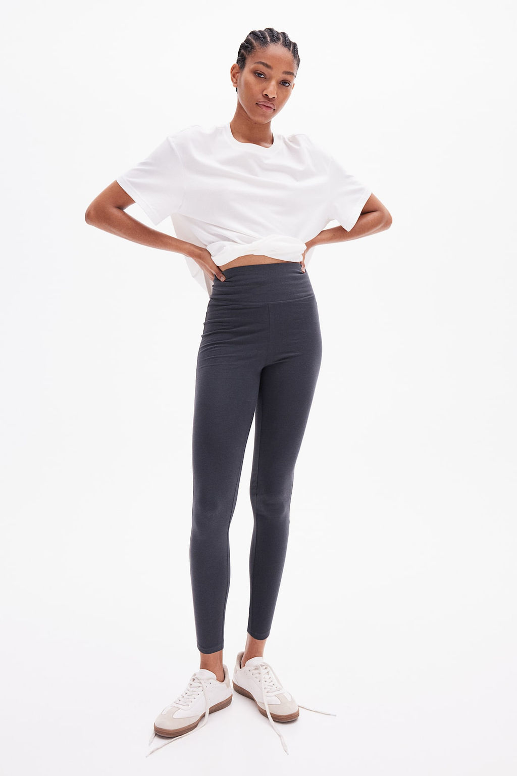 Cotton leggings - H&m фото 2
