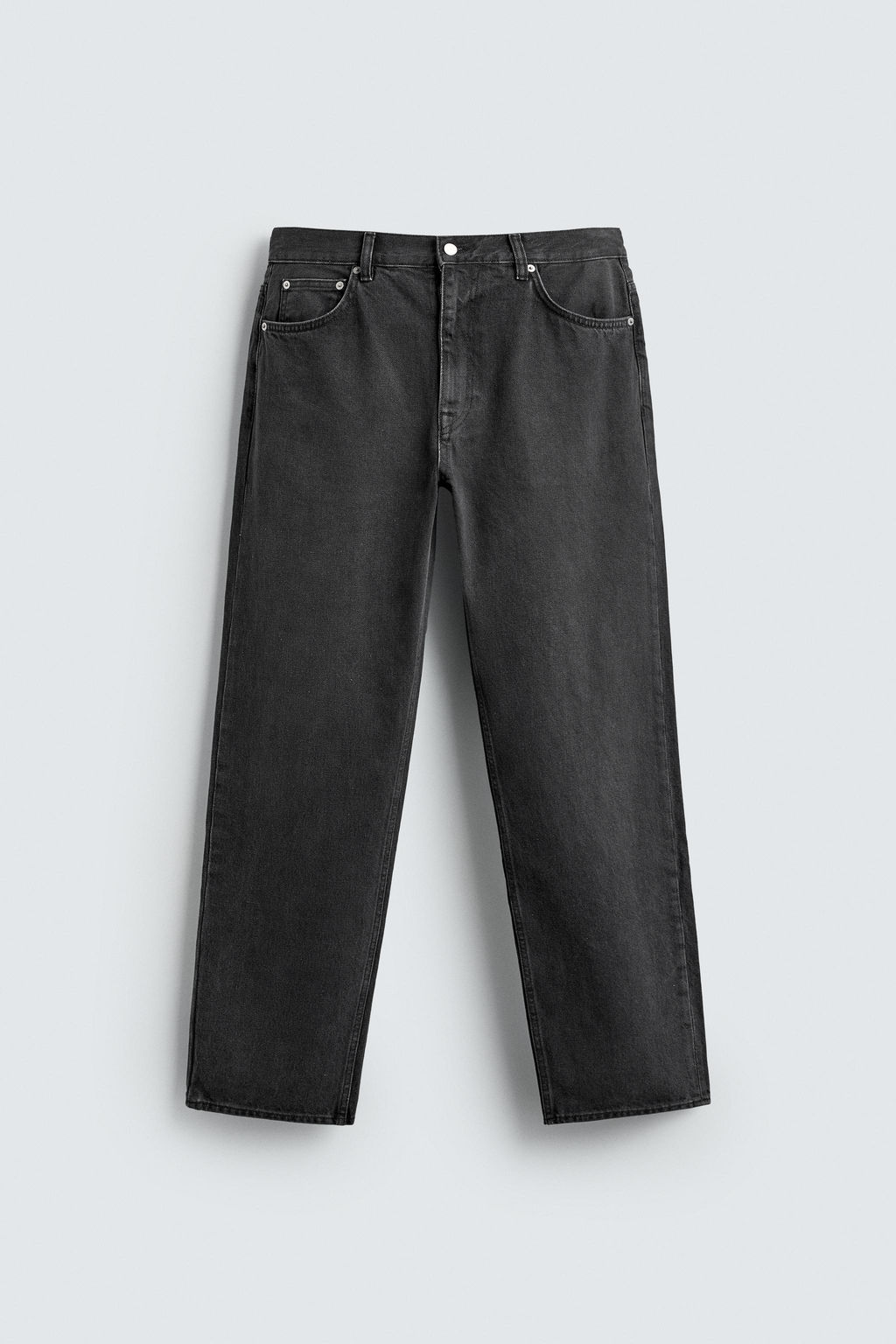 RELAXED STRAIGHT-LEG JEANS - Zara фото 8