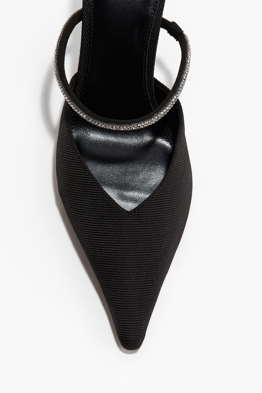 Mules de tac?n con tira de strass - H&m фото 4