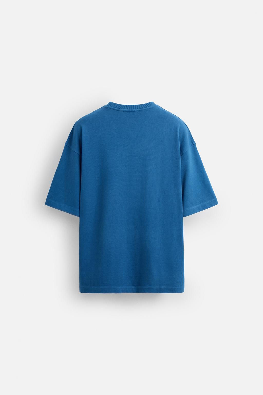 RELAXED FIT SPRAY WASH T-SHIRT - Zara фото 8