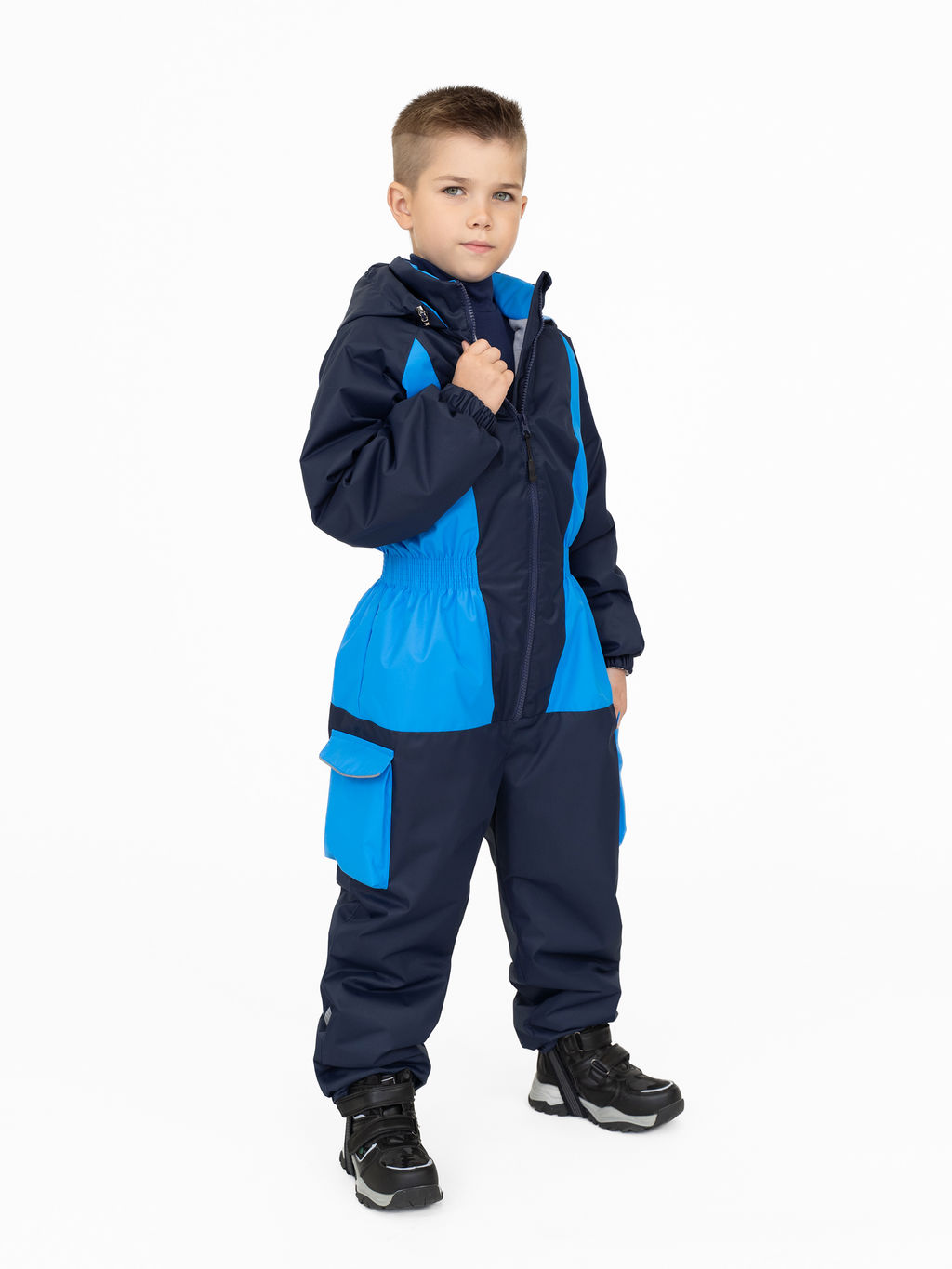 Комбинезон демисезонный голубой