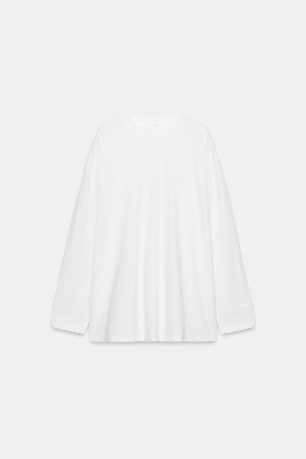 CAMISETA COMBINADA MANGA LARGA / Blanco - Zara фото 8