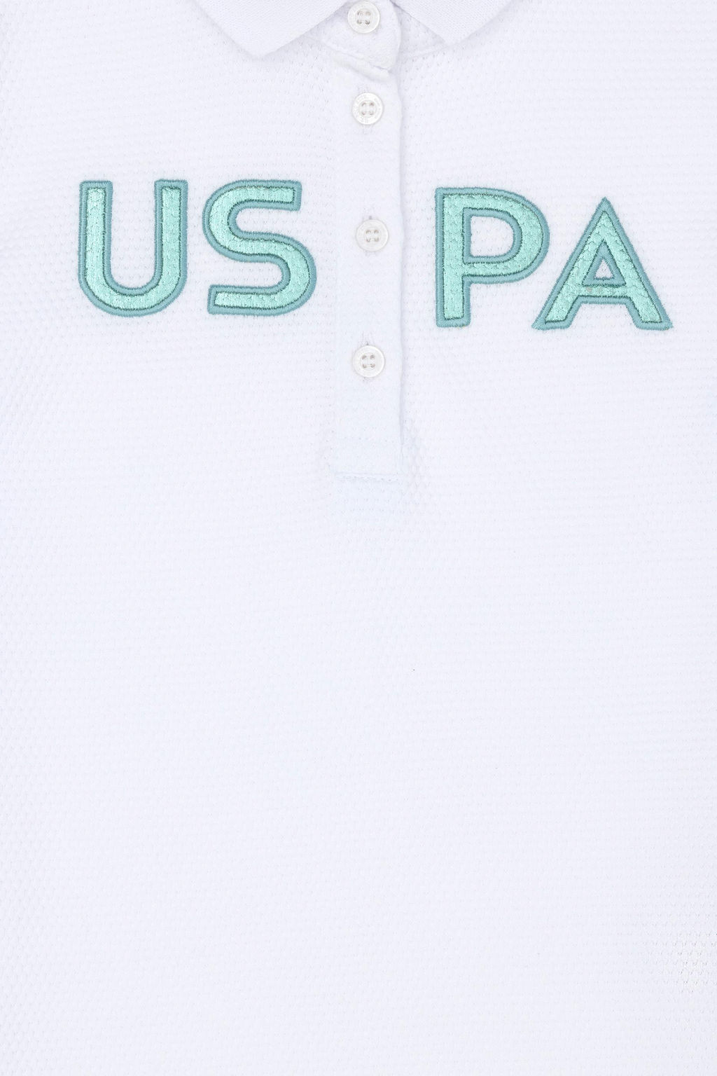 K_z _ocuk Beyaz Polo Yaka Ti__rt