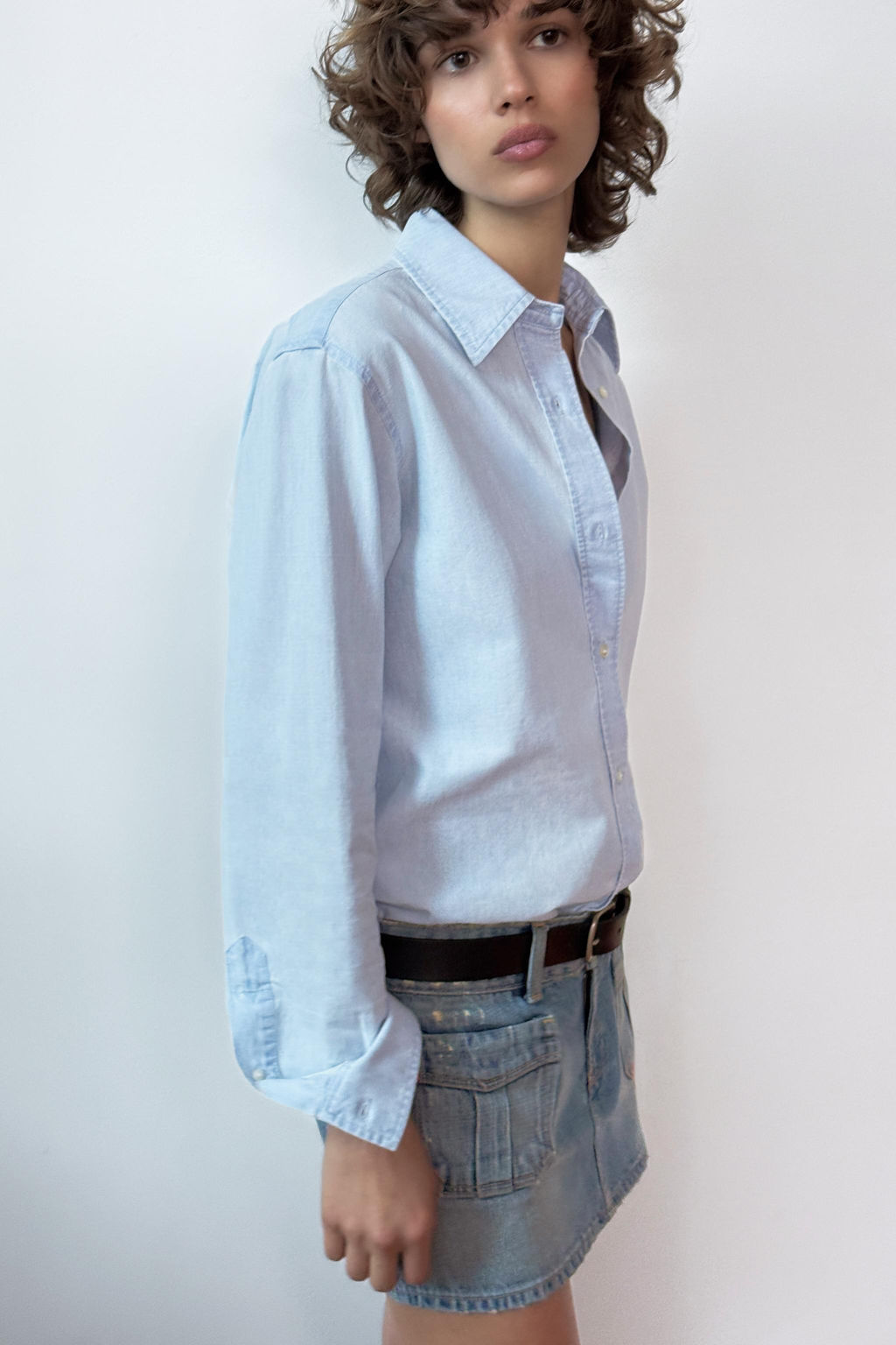 TRF REGULAR DENIM SHIRT - Zara фото 6
