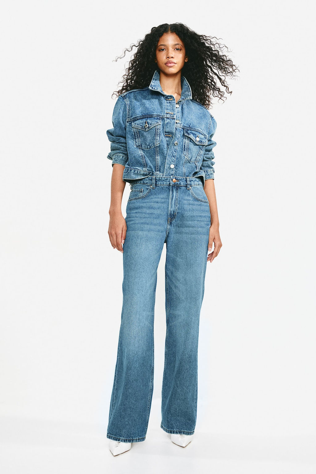 Wide High Jeans - H&m фото 13