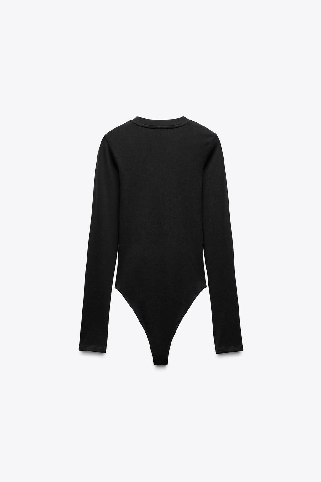 COTTON MODAL BODYSUIT - Zara фото 12