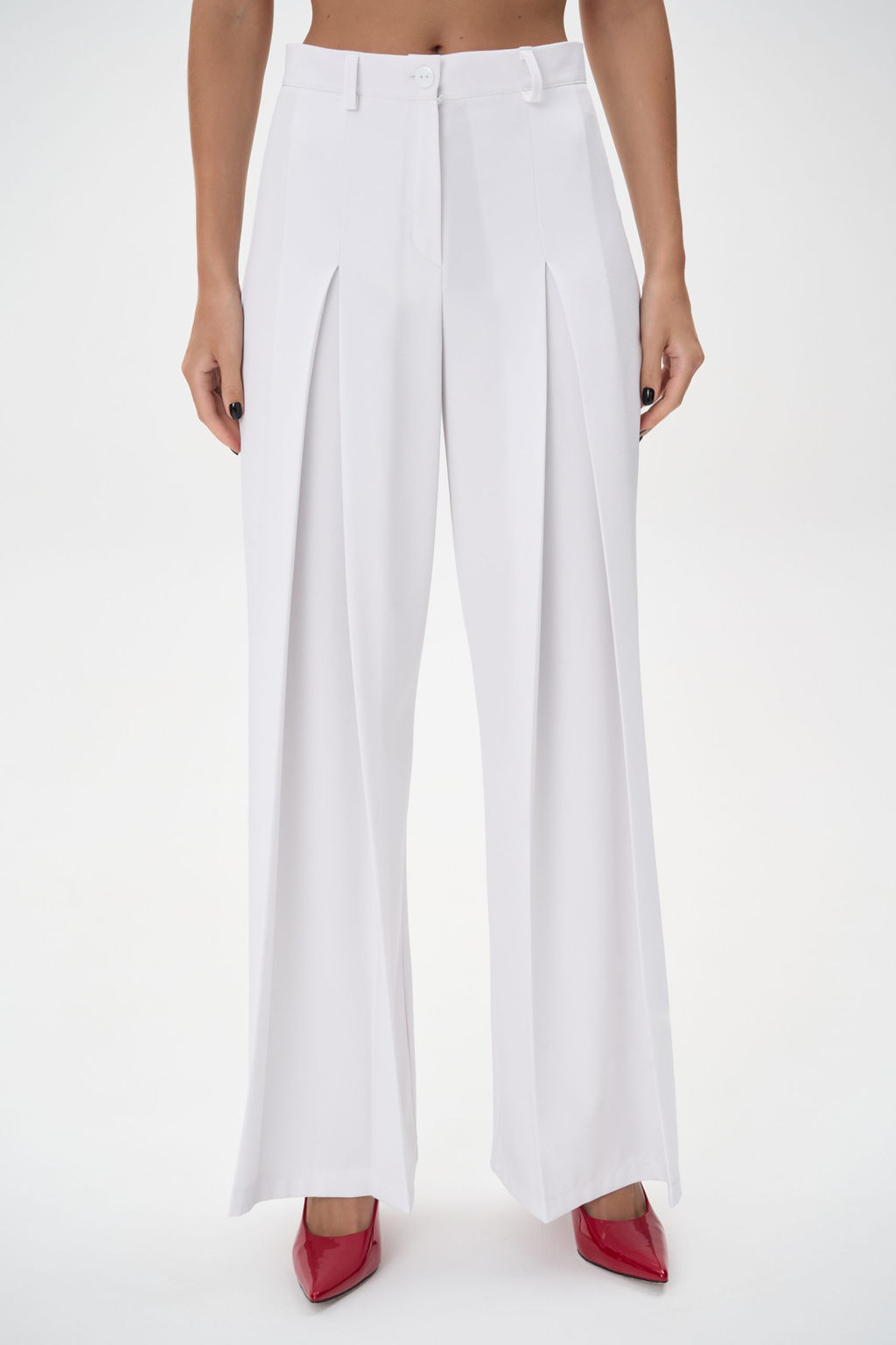 Брюки Тайрис (белый) - Эльза фото 2