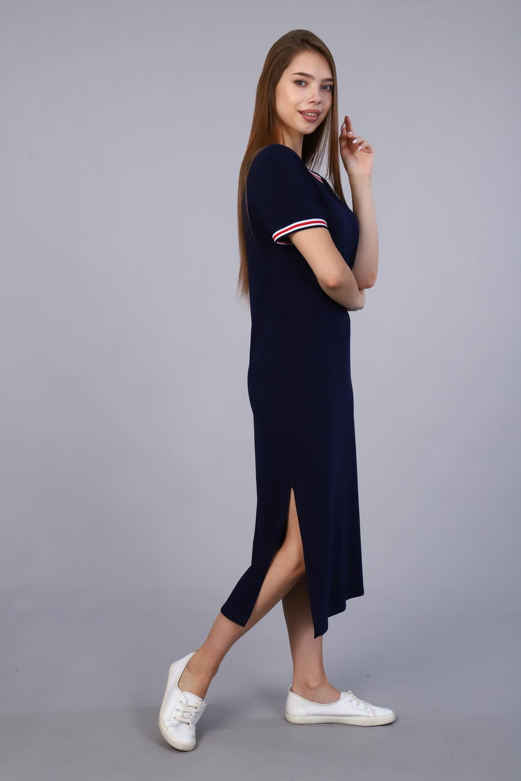 IV-CAPRIZ Дион - платье синий фото 3